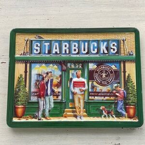1999 Original Starbucks 1st Coffee Storefront Collectible 3D Tin (Cover only)
